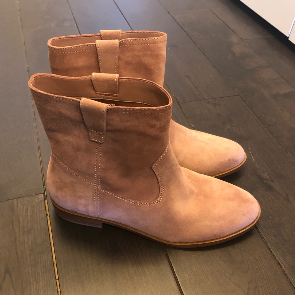 Pink mink Rebecca Minkoff boots